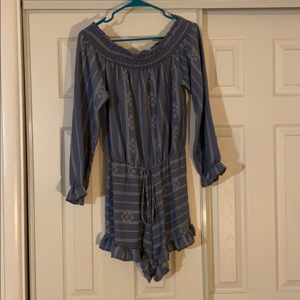 off the shoulder romper